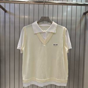Aaa High Quality Miu Miu Short Sleeves