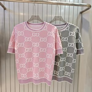 Aaa Gucci Jacquard Short Sleeves