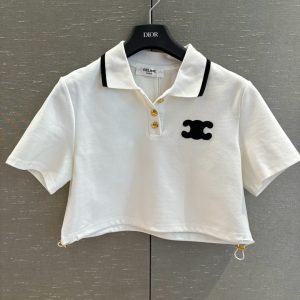 Designer Celine Short-Sleeved Shirt