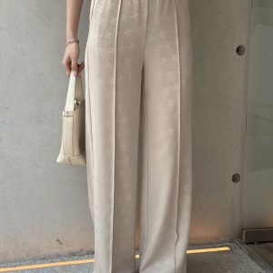 Luxury High Quality Celine Jacquard Trousers