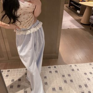 Aaa Luxury Miu Miu Lace Trousers