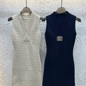 Luxury Miu Miu Gold Vest