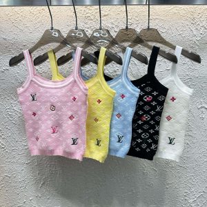 High Quality Louis Vuitton Jacquard Tank Top