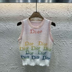 High Quality Dior Jacquard Vest