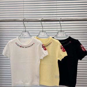 High Quality Chrome Hearts Short Sleeves