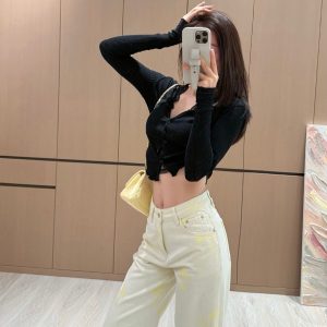 1:1 Designer Chrome Hearts Cotton Jeans For Spring