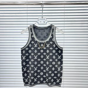 Designer Luxury Louis Vuitton Jacquard Vest