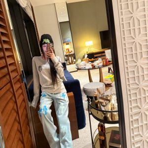 High Quality 1:1 Chrome Hearts Leather Jeans