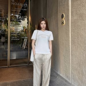 1:1 Designer Dior Printed Fabric Short-Sleeved Shirts