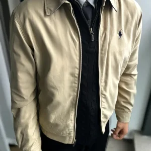 Luxury Ralph Lauren Coat Ash Cotton Pure Down Relaxed Fit Streetwear Embroidery