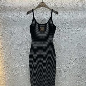 Designer Miu Miu Gold Dress