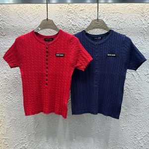 High Quality Miu Miu Short Sleeves