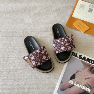 AAA Louis Vuitton Sandals Pu Outsole Tpu