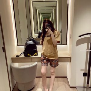 1:1 Aaa Burberry Plaid Short-Sleeved Shirts