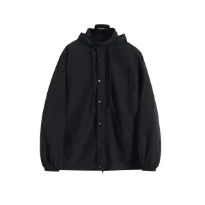 AAA Designer Balenciaga Jacket Red Nylon Zippered Pocket