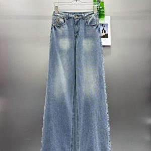 High Quality Saint Laurent Gold Pants