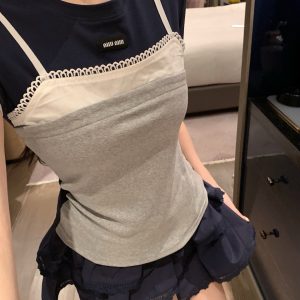 Luxury Miu Miu Short-Sleeved T-Shirt