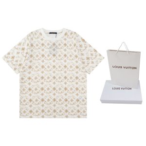 High Quality Louis Vuitton Cotton Short-Sleeved Shirt
