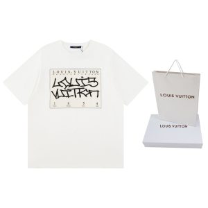 High Quality Louis Vuitton Cotton Short-Sleeved T-Shirt