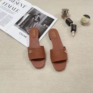 AAA Gucci Slippers Sheepskin Anti-Slip Outsole Summer Early