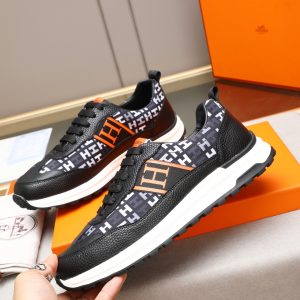 High Quality Designer Hermès Calfskin Sneakers