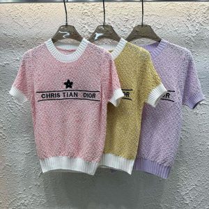 Luxury Designer Dior Short Sleeves