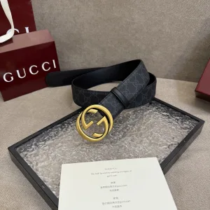 High Quality Super Clone Supreme Belt Black