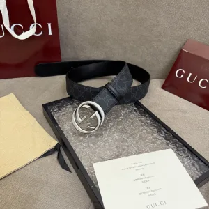 High Quality Super Clone Supreme Belt Black