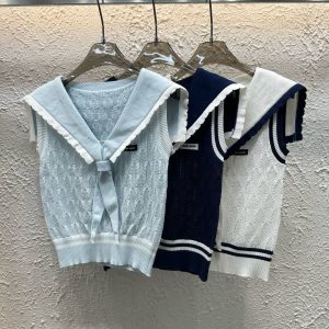 High Quality Miu Miu Diamond Vest