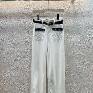 Designer Chanel Gold Pants