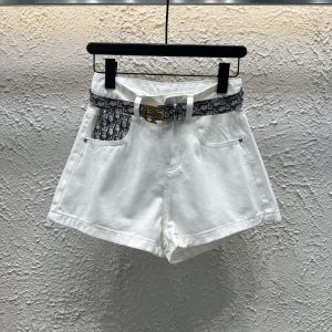 Designer High Quality Dior Denim Shorts For Summer