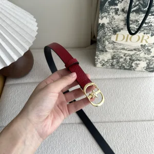 Designer High Quality Dior Belt Ash Sophistication