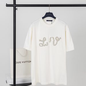 High Quality Louis Vuitton Cotton Short Sleeves