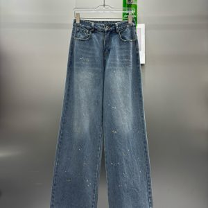 High Quality Luxury Loewe Denim Pants