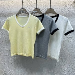 Luxury High Quality Miu Miu Short Sleeves