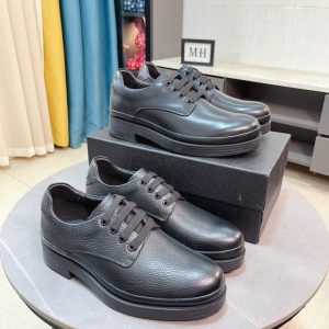 1:1 Luxury Prada Cowhide Leather Shoes