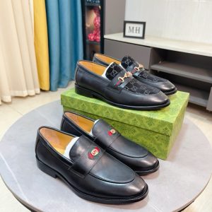 Aaa Designer Gucci Cowhide Leather Shoes