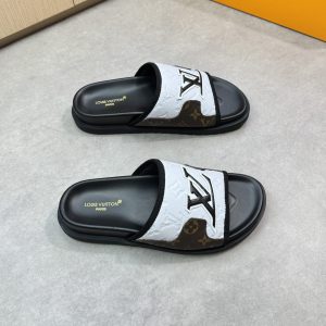 Designer 1:1 Louis Vuitton Calfskin Slippers