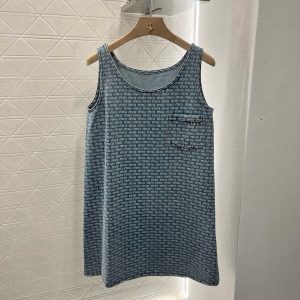 Designer Aaa Miu Miu Denim Vest