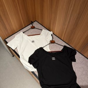 Aaa High Quality Miu Miu Short-Sleeved Shirt