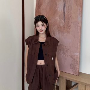 1:1 Luxury Ralph Lauren Linen Shorts