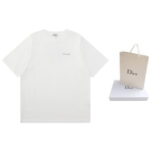 Luxury High Quality Dior Cotton Short-Sleeved T-Shirt