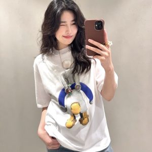 Aaa Loewe Cotton Short Sleeves For Spring