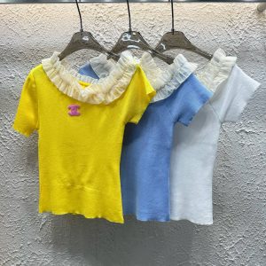 Designer Chanel Short-Sleeved Shirt
