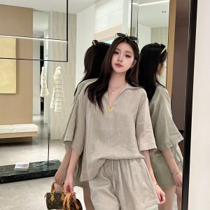 Luxury Valentino Linen Long-Sleeved Shirts