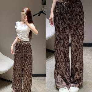 Aaa 1:1 Fendi Acetate Trousers For Summer