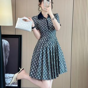 Designer Luxury Dior Jacquard Dress
