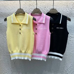 1:1 Miu Miu Jacquard Vest