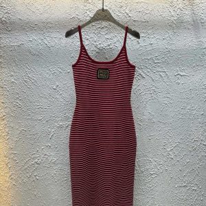 Luxury High Quality Miu Miu Gold Spaghetti Straps