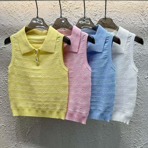 High Quality Luxury Louis Vuitton Jacquard Vest